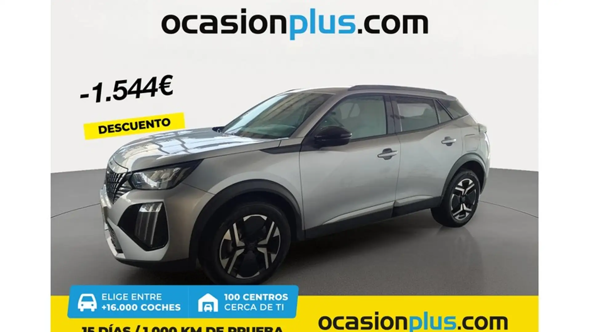 Peugeot 2008 1.2 PureTech S&S Allure 100 Grau - 1