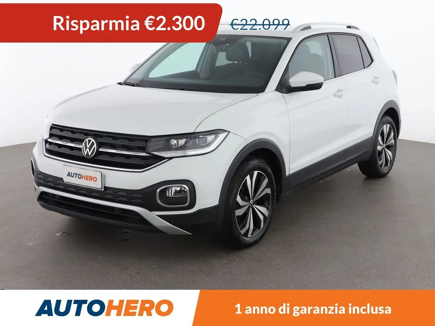 Volkswagen T-Cross 1.0 TSI Advanced 110 CV Weiß - 1