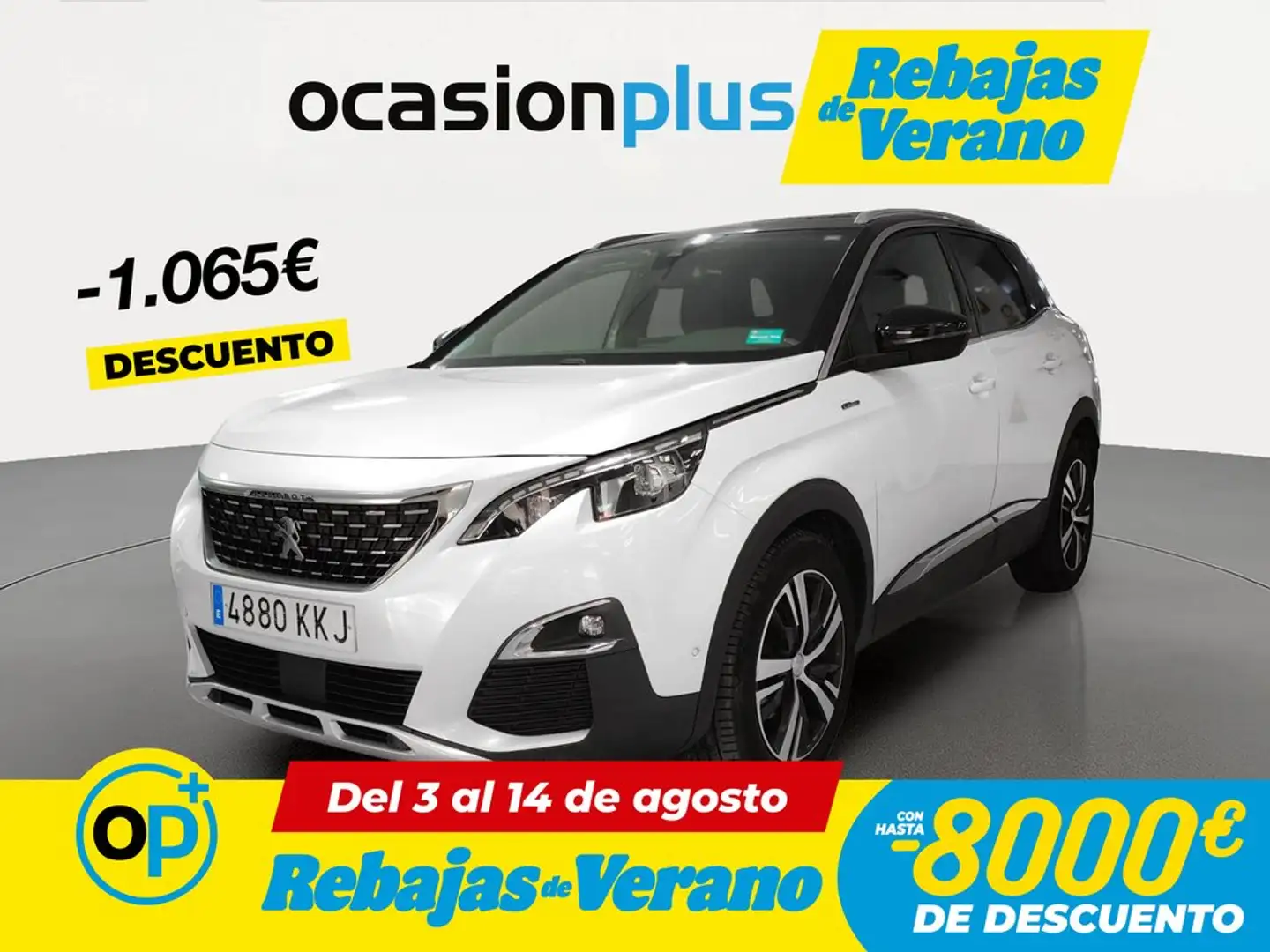 Peugeot 3008 1.6 THP GT Line EAT6 165 Blanco - 1