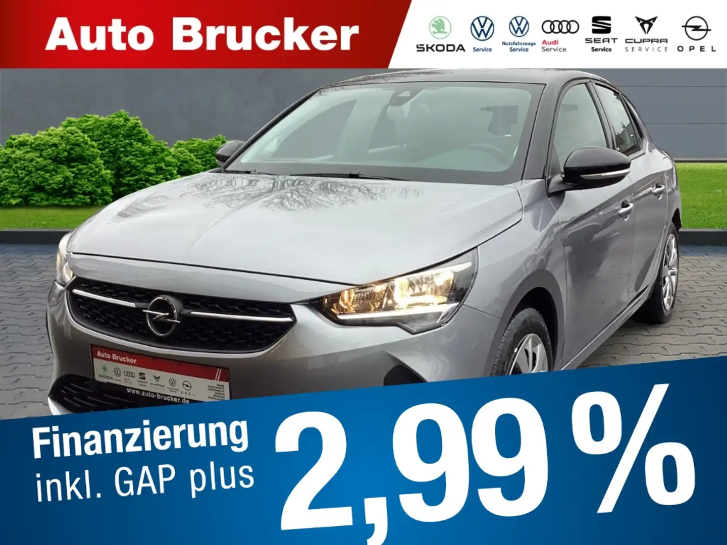 Opel Corsa-e F  Edition+Klimaautomatik+Parksensoren+Sitzheizung Szürke - 1
