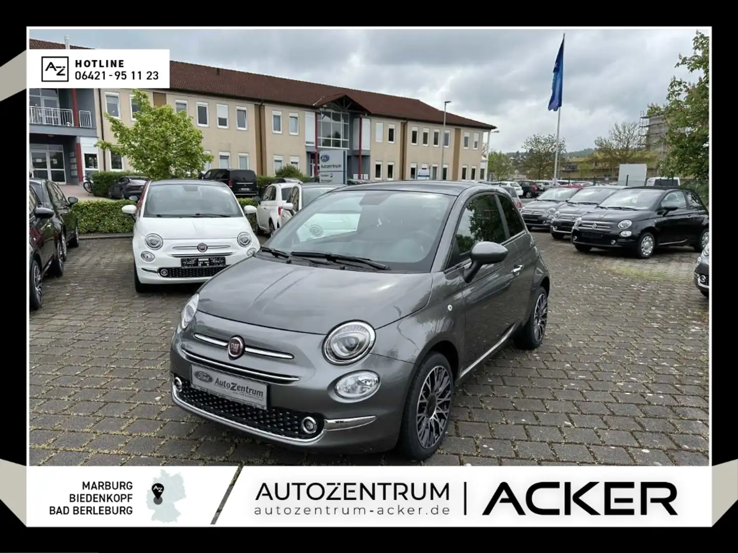 Fiat 500 1.0 Mild Hybrid Dolcevita PDC 16LM Gris - 1