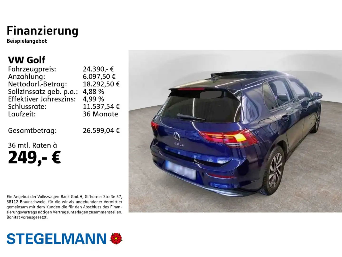 Volkswagen Golf VIII 1.5 TSI Active *Pano*Head-UP*LED*Kamer Blau - 2