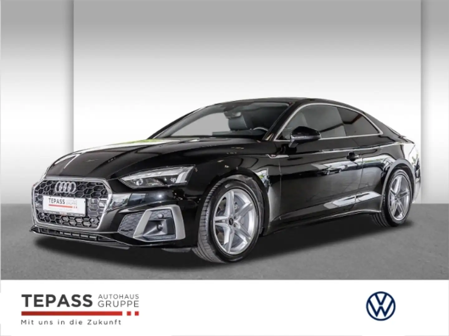 Audi A5 Coupe 40 TFSI S-Line MATRIX NAVI SHZ PDC Schwarz - 1