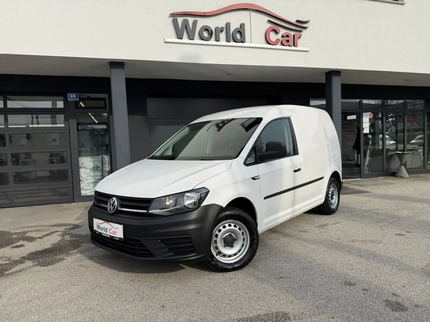 Volkswagen Caddy Kastenwagen 2,0 TDI 1.Besitz/Klima/PDC Weiß - 1