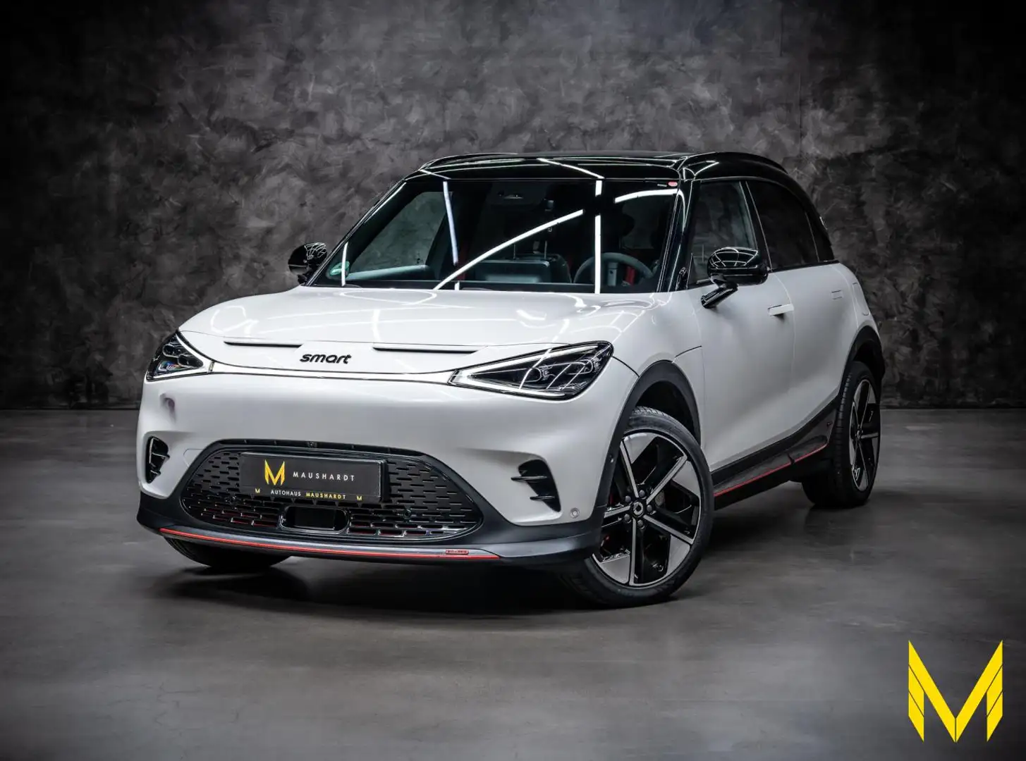 smart #1 BRABUS #4JAHREGARANTIE #STIMMT DAS? #NA LOGO! Blanc - 1