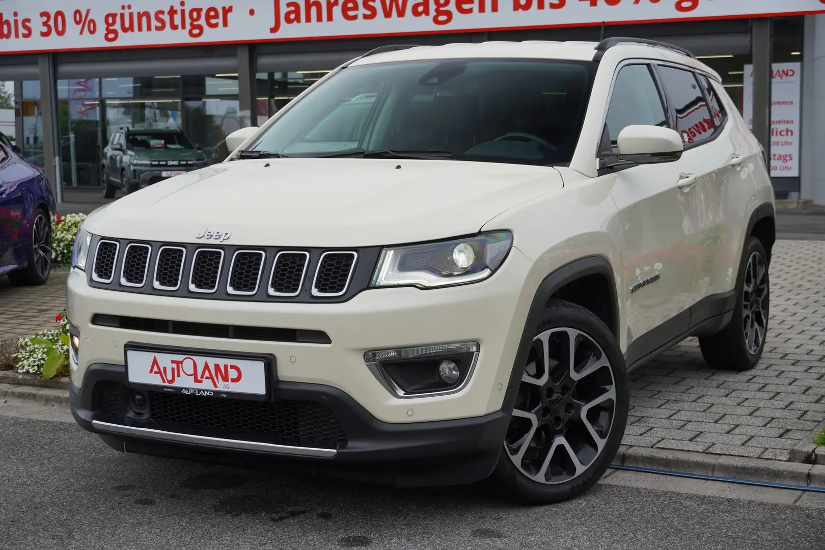 Jeep Compass 1.3 Limited Aut. Navi Klimaaut. Kamera Bianco - 2