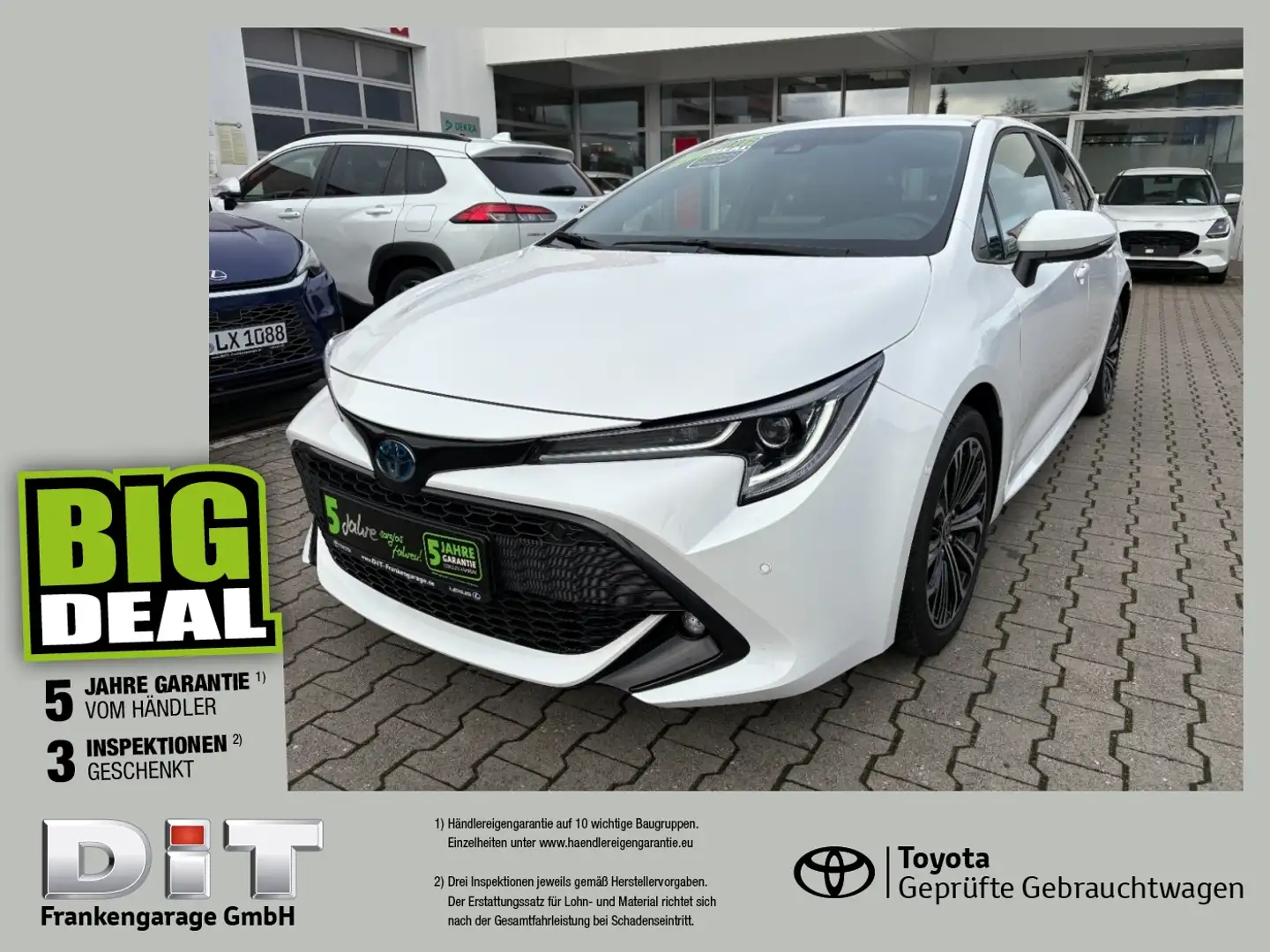Toyota Corolla 1.8 Hybrid Team D LED, Navi, SHZ, Kamera Weiß - 1
