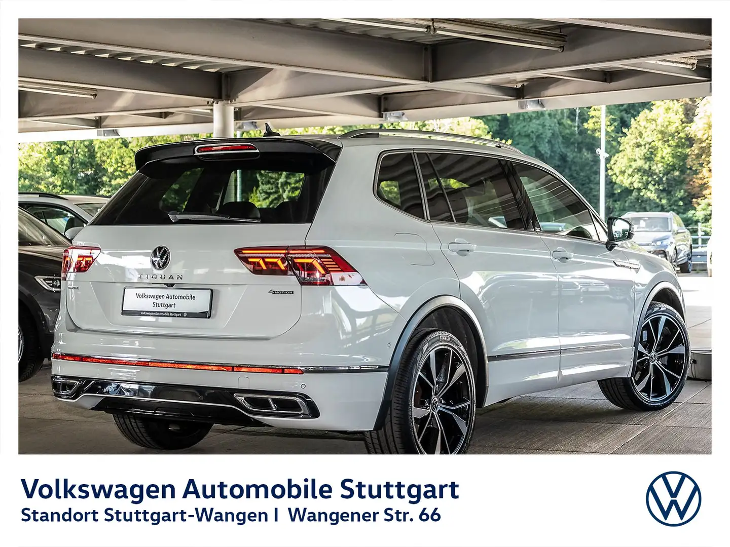 Volkswagen Tiguan Allspace R-Line 2.0 TDI DSG Navi Kamera A Weiß - 2