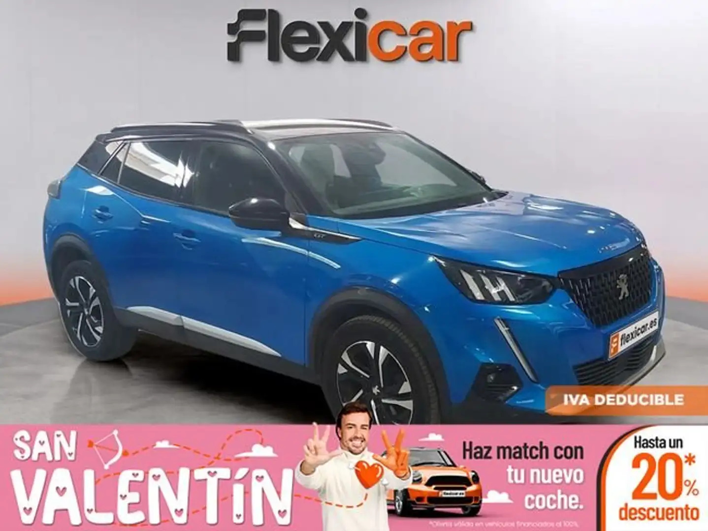 Peugeot 2008 1.2 PureTech S&S GT EAT8 130 Bleu - 1