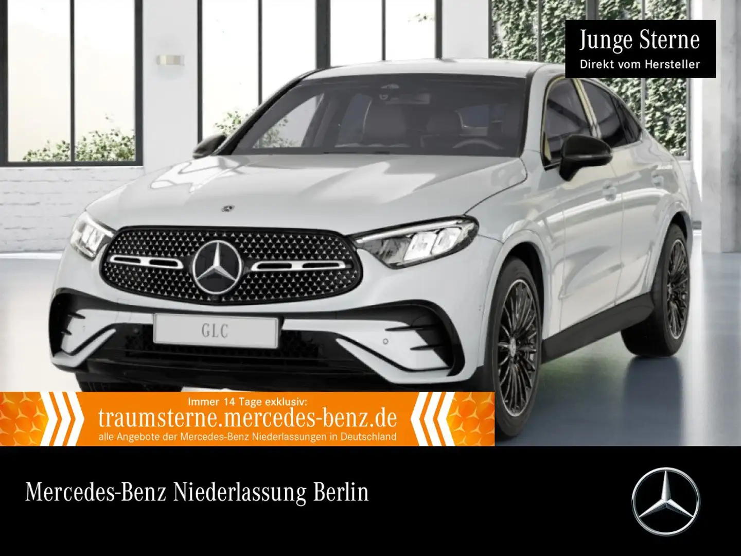 Mercedes-Benz GLC 300 4M AMG+NIGHT+LED+KAMERA+TOTW+KEYLESS+9G Weiß - 1