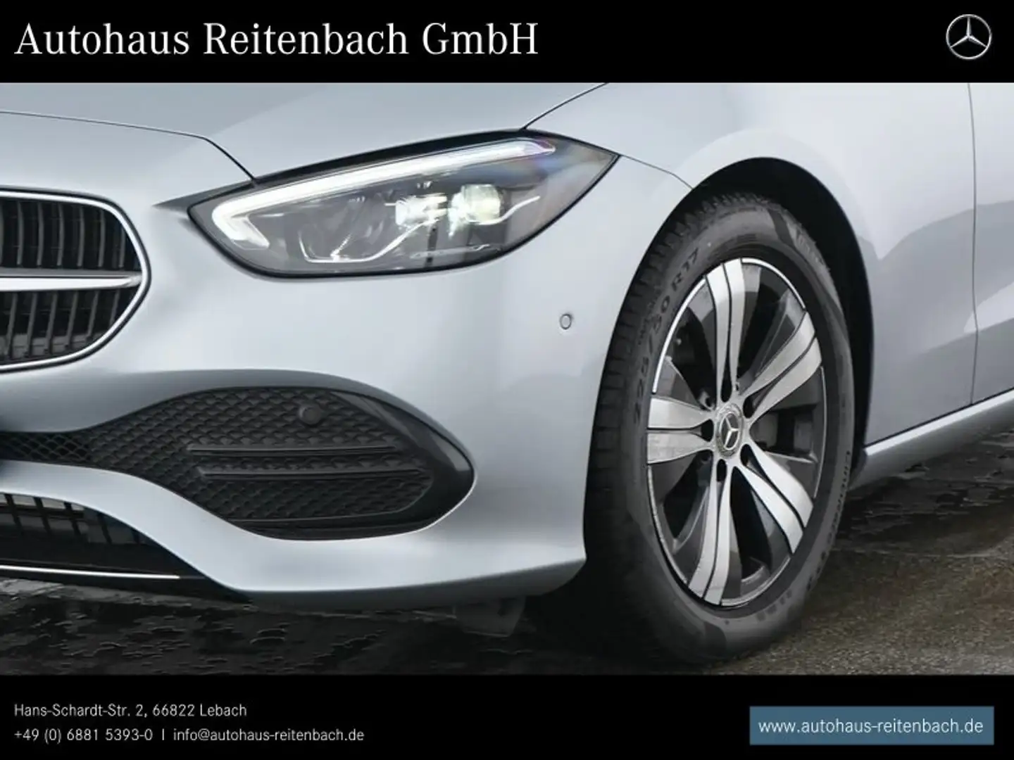 Mercedes-Benz C 220 C220dT AVANTGARDE+DISTR+LED 360+EASYPA+AMBIENTEB Silber - 2