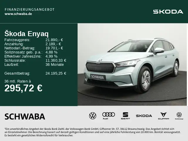 Skoda Enyaq iV 50 Loft *LED*ACC*NAVI*LANE*8-fach