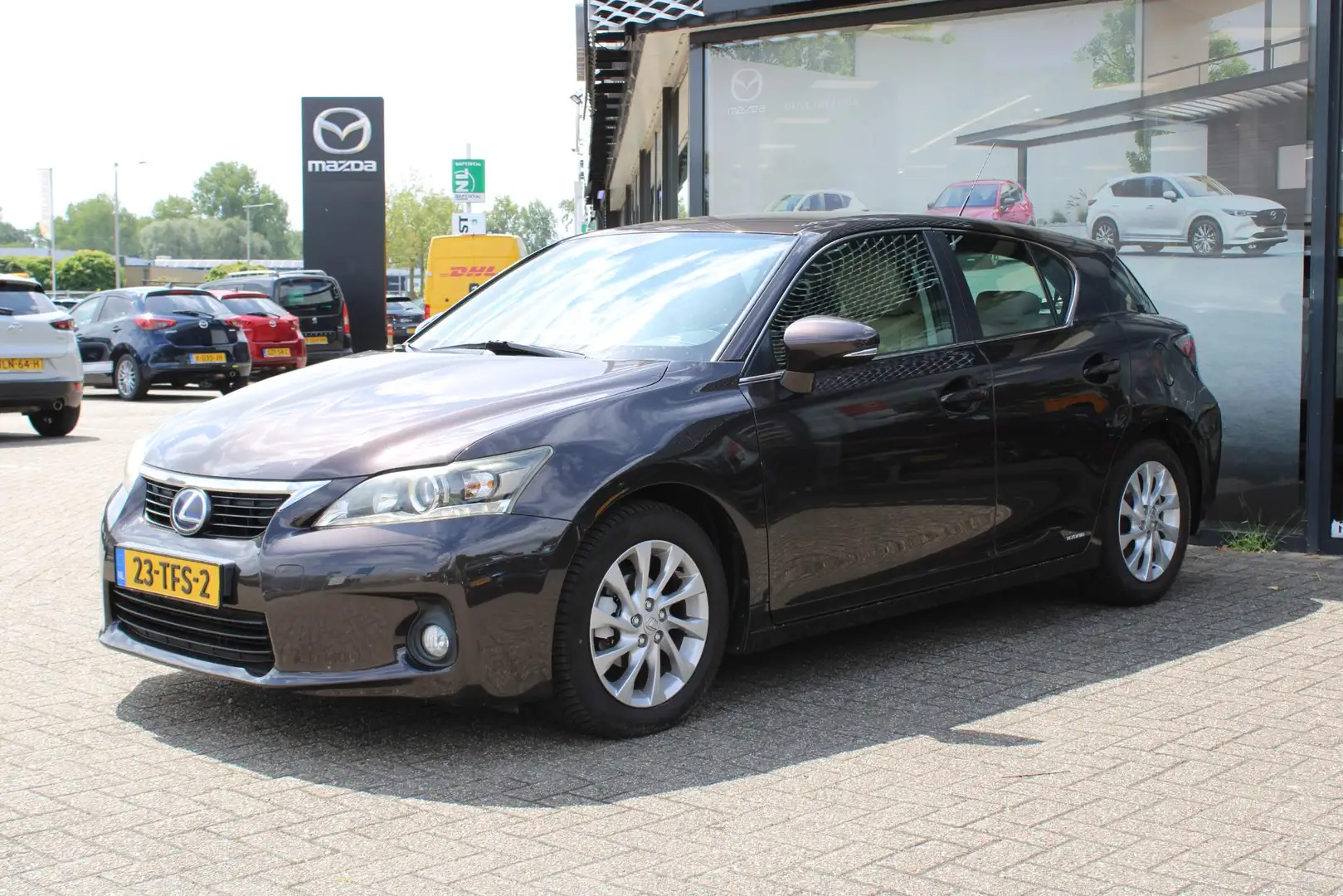 Lexus CT 200h Hybrid , Automaat, Leder Beige/creme, Cruise, Clim Bruin - 2