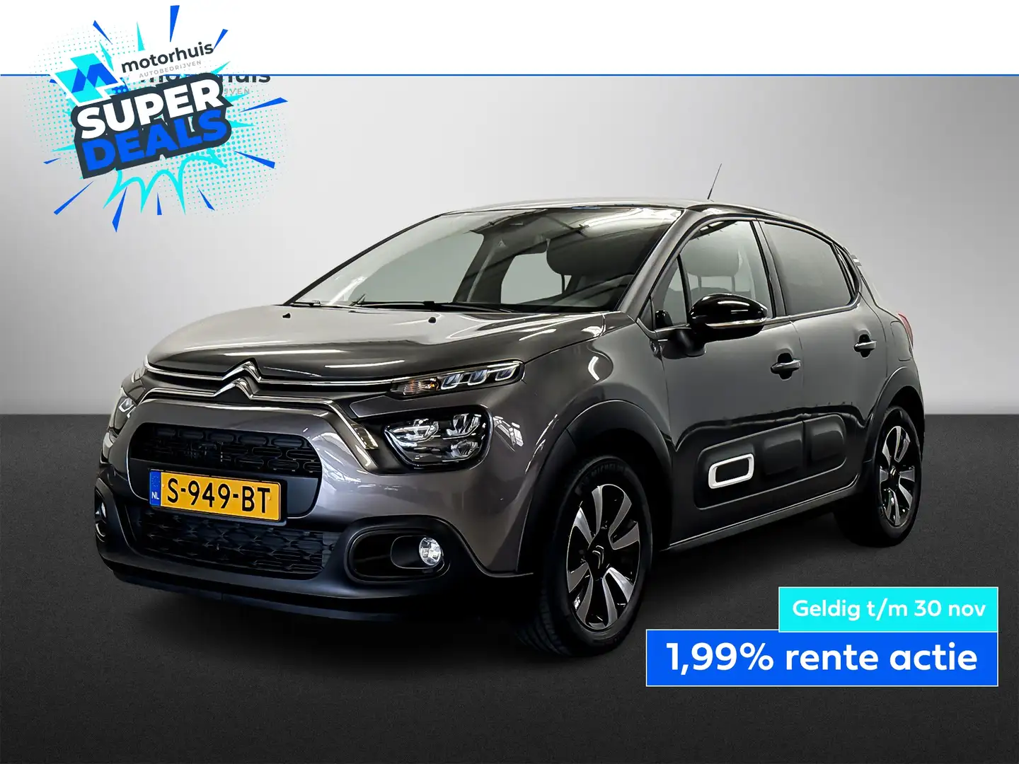 Citroen C3 1.2 PureTech 110PK Automaat Feel Grijs - 1