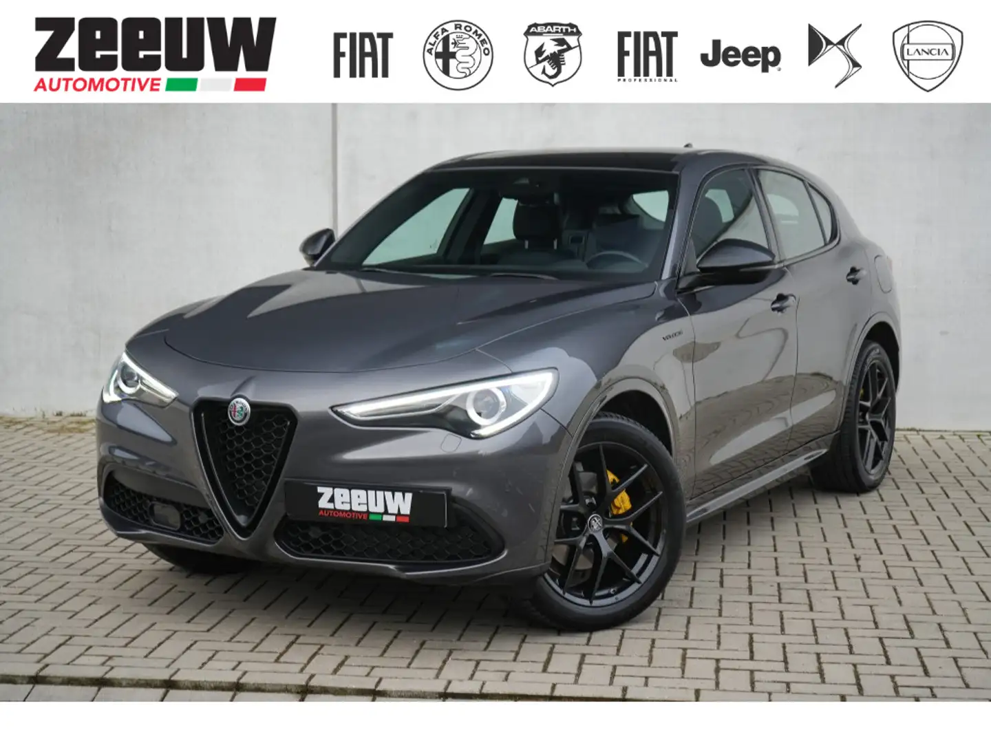 Alfa Romeo Stelvio 2.0 Turbo 280 PK AWD Veloce | Pano Dak | Carplay | Gris - 1