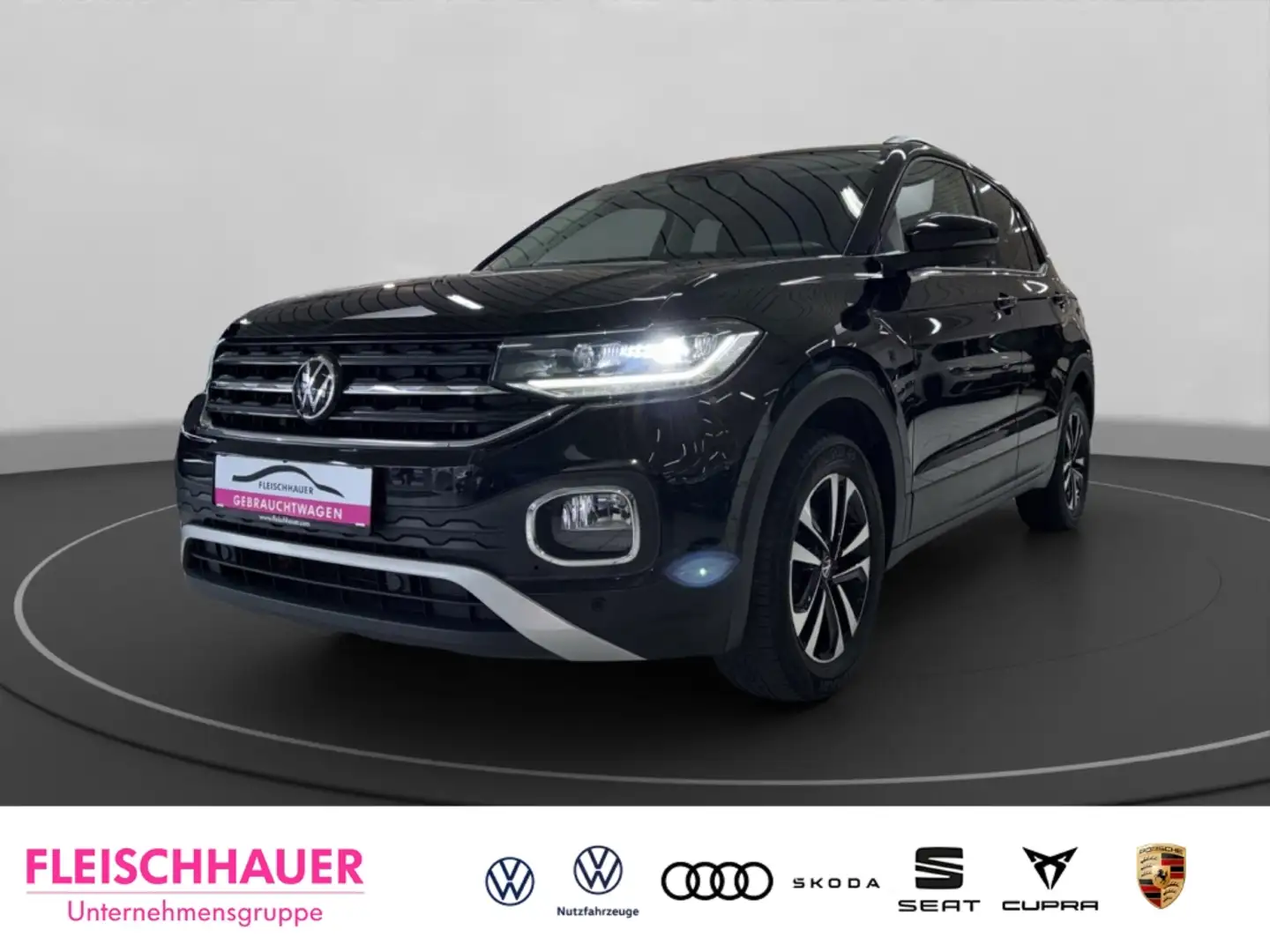 Volkswagen T-Cross Life 1.5 TSI LED+ACC+PDC V&H+SHZ+CARPLAY+DAB Schwarz - 1