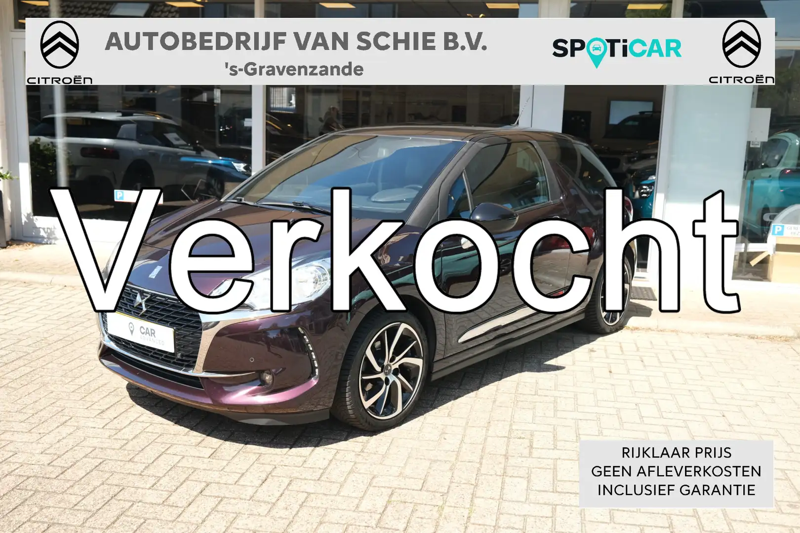 DS Automobiles DS 3 3 PT 82 So Chic Leer | Navi | 17" etc Mauve - 1