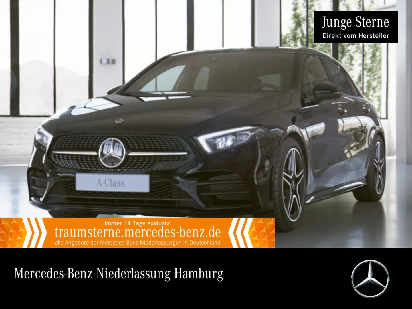 Mercedes-Benz A 250 e EDITION 2020+AMG+NIGHT+LED+KAMERA+8G Nero - 1