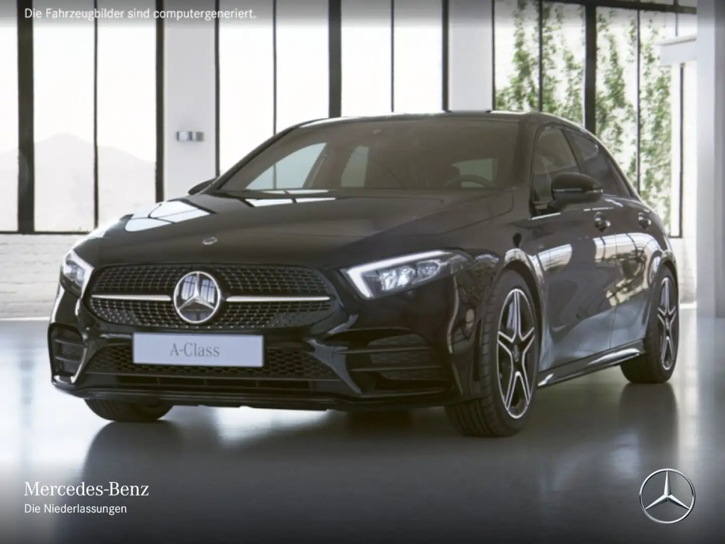Mercedes-Benz A 250 e EDITION 2020+AMG+NIGHT+LED+KAMERA+8G Nero - 2