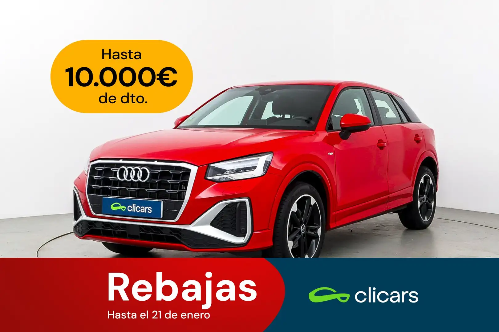 Audi Q2 30 TFSI S line 85kW Rouge - 1