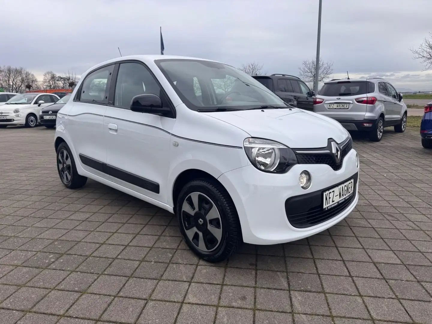 Renault Twingo 1.0 SCe 70PS  AUTOMATIK Limited 1.HAND Weiß - 2
