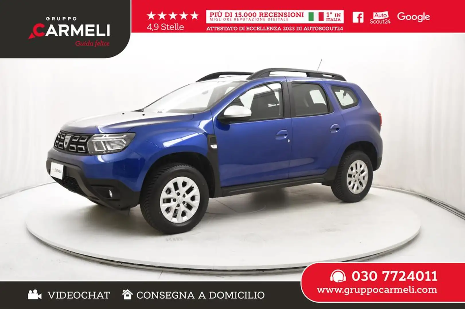 Dacia Duster 1.0 tce Comfort Gpl 4x2 100cv Blu/Azzurro - 1