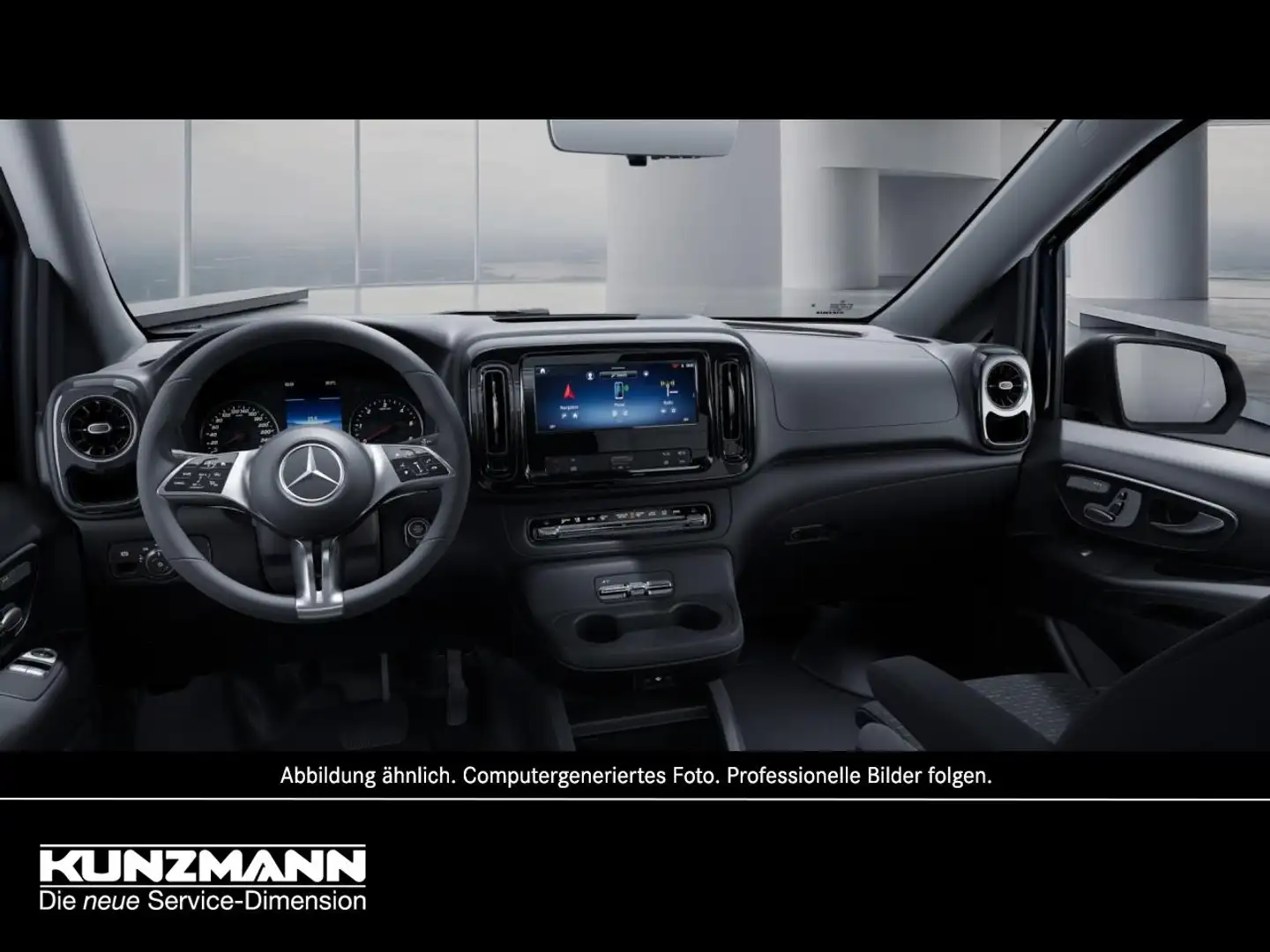 Mercedes-Benz Vito 124 CDI Tourer SELECT Lang Panorama Airmatic Blau - 2