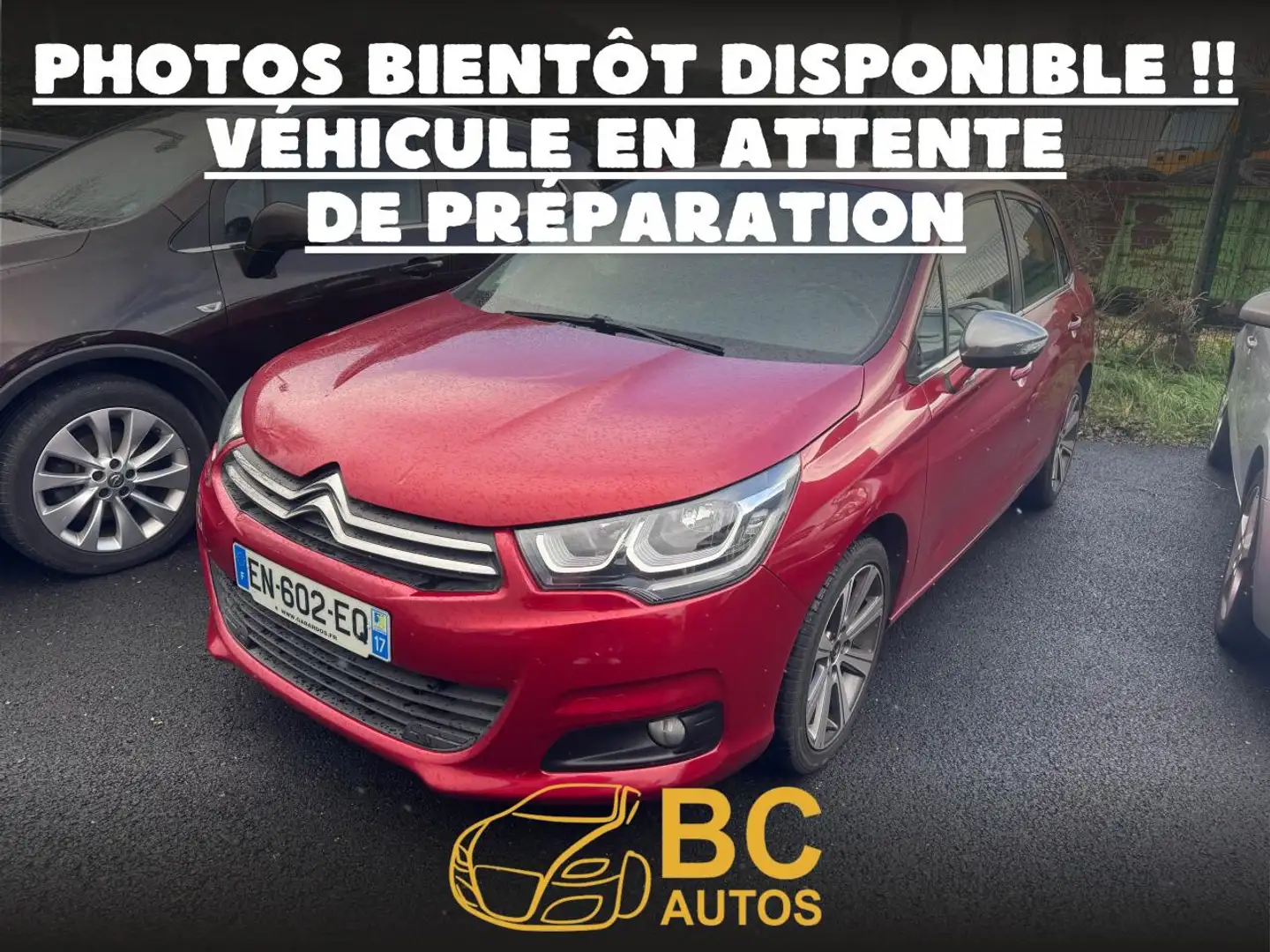 Citroen C4 1.6 BlueHDi - 100  2010 BERLINE Feel PHASE 2 Rouge - 1