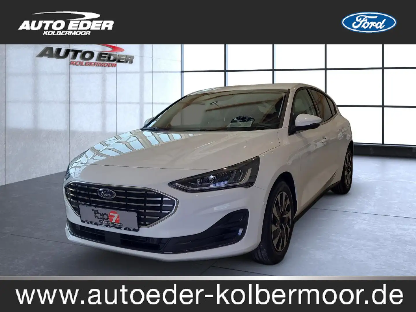 Ford Focus Titanium Bluetooth Navi LED Klima Weiß - 1