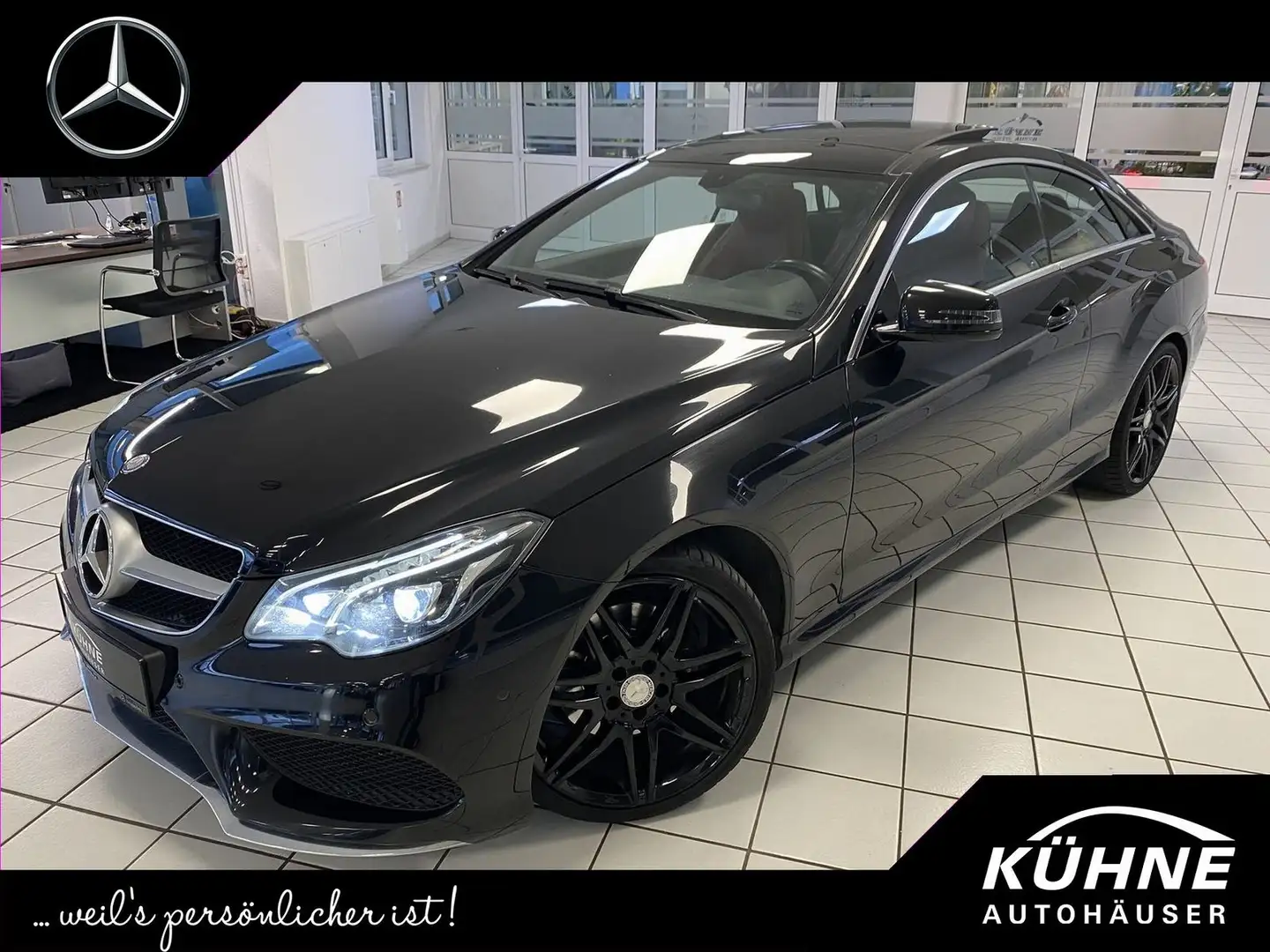 Mercedes-Benz E 250 CDI AMG Plus Panorama+19"+LEDER+LED*ILS !! Noir - 1