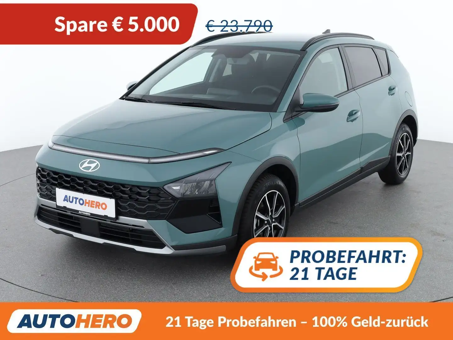 Hyundai BAYON 1.0 T-GDI GO!+ Grün - 1