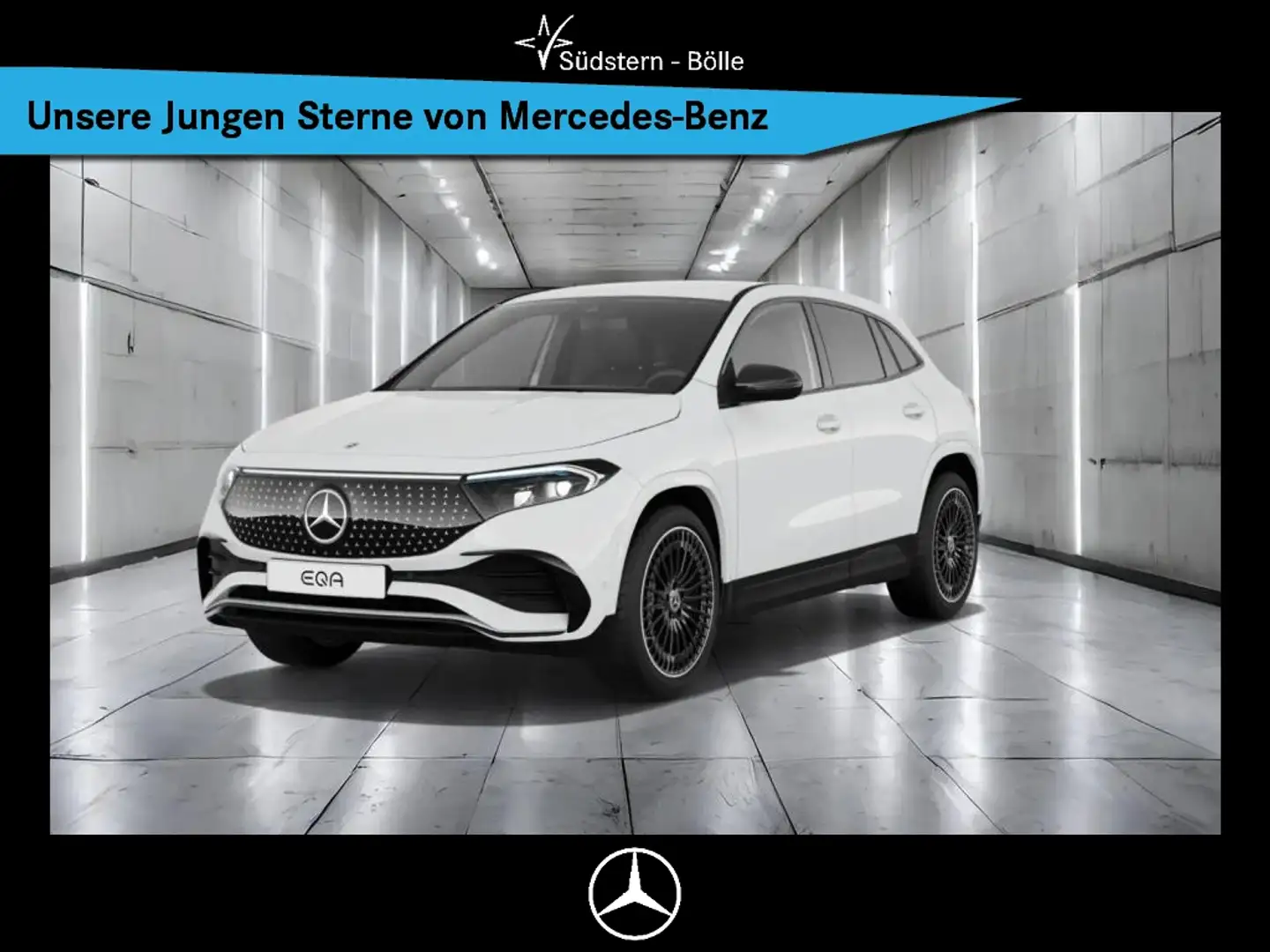 Mercedes-Benz EQA 350 4M +AMG+SHZ+AMBIENTE+AHK+KAMERA+NIGHTP. Weiß - 1