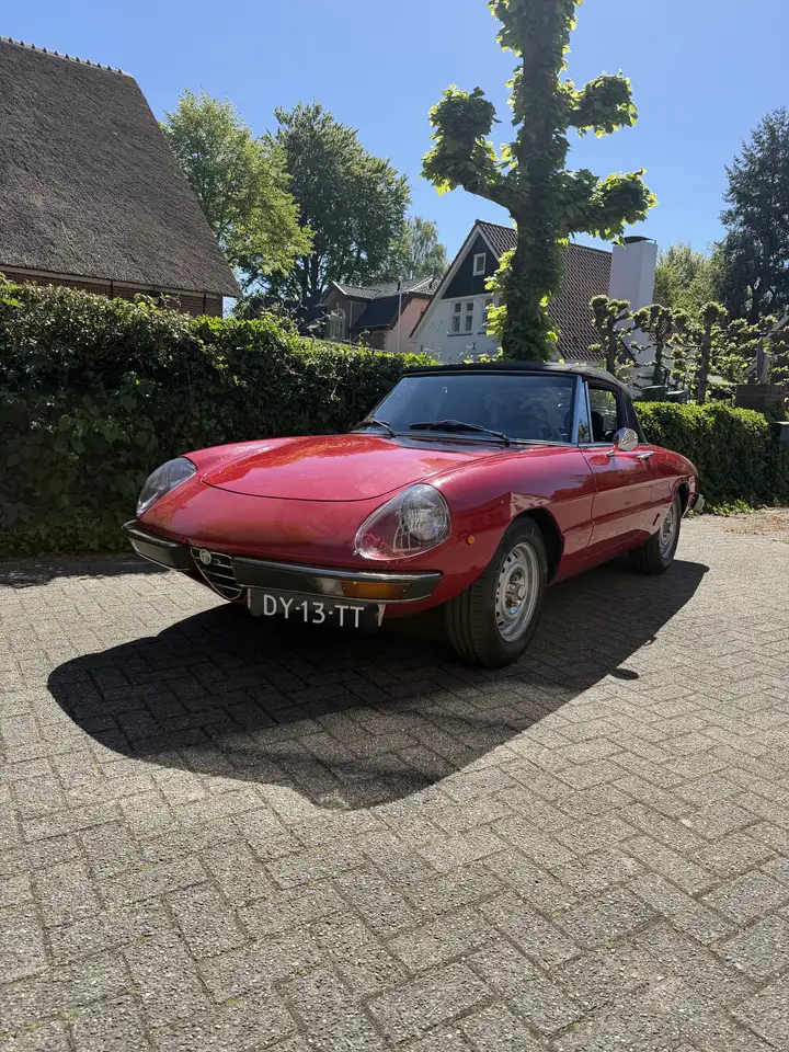 Alfa Romeo Spider 1600 Rood Gerestaureerd. Taxatierapport Aanwezig, foto 1