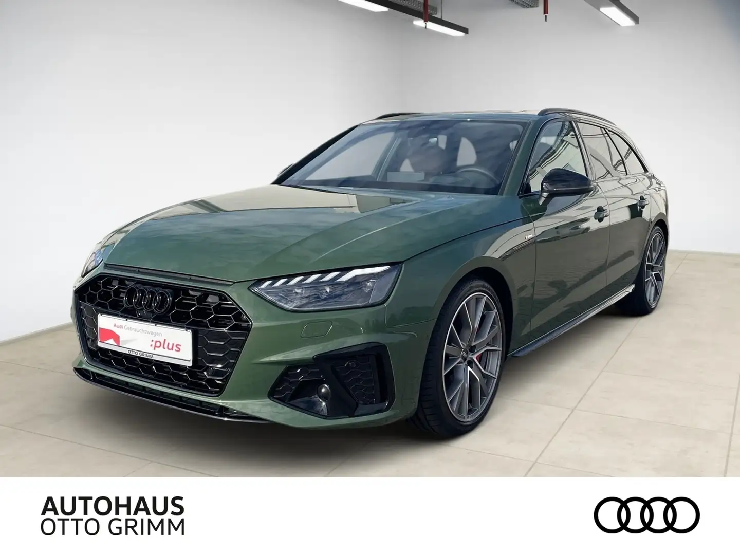 Audi A4 Avant 40 TFSI S line S tronic LEDER Grün - 1