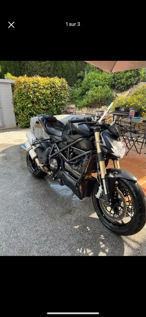 Ducati Streetfighter 848 édition full black mat Černá - 2