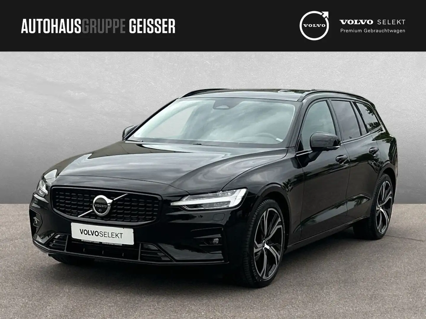 Volvo V60 B4 Mild-Hybrid Ultra Dark  ACC BLIS SD Negro - 1
