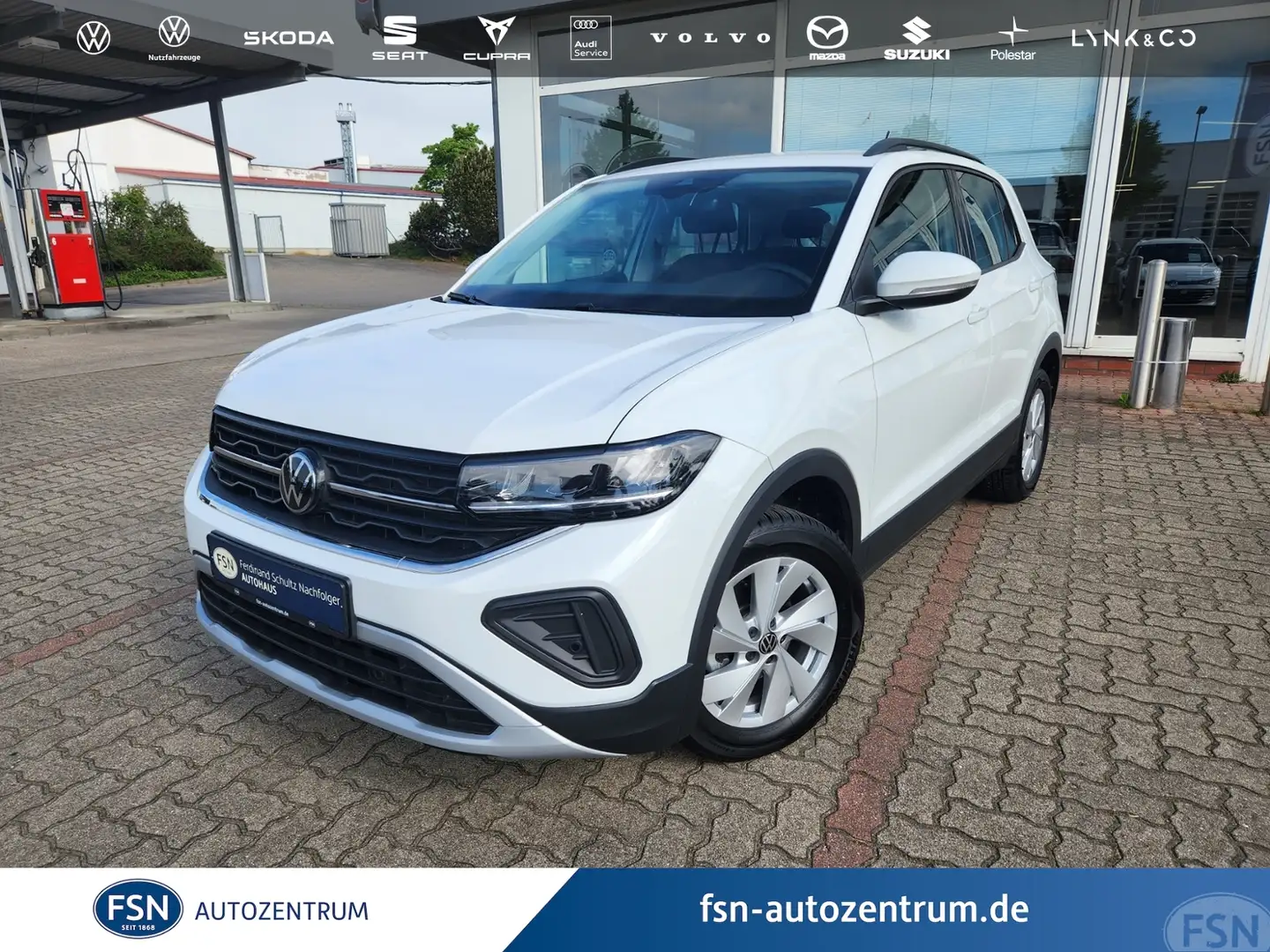 Volkswagen T-Cross 1.0 TSI SHZ LED Navi IQ.Drive Weiß - 1