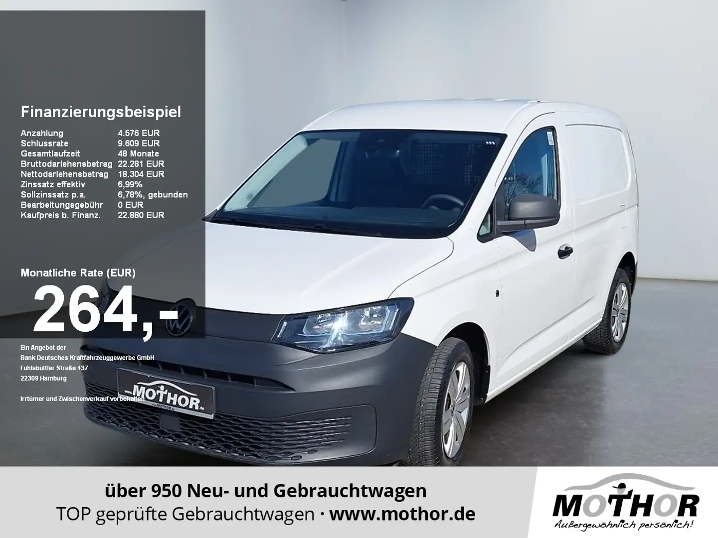Volkswagen Caddy Cargo EcoProfi 1.5 TSI W-Paket PDC SHZ bijela - 1