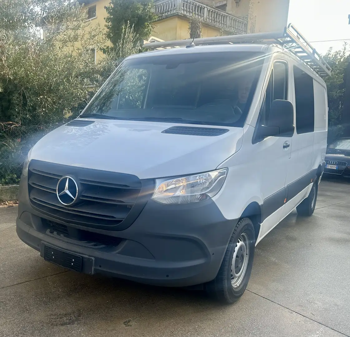 Mercedes-Benz Sprinter MIXTO 317 CDI AUTOMATICO L2 FURGONE-IVA DEDUCIBILE Bianco - 2