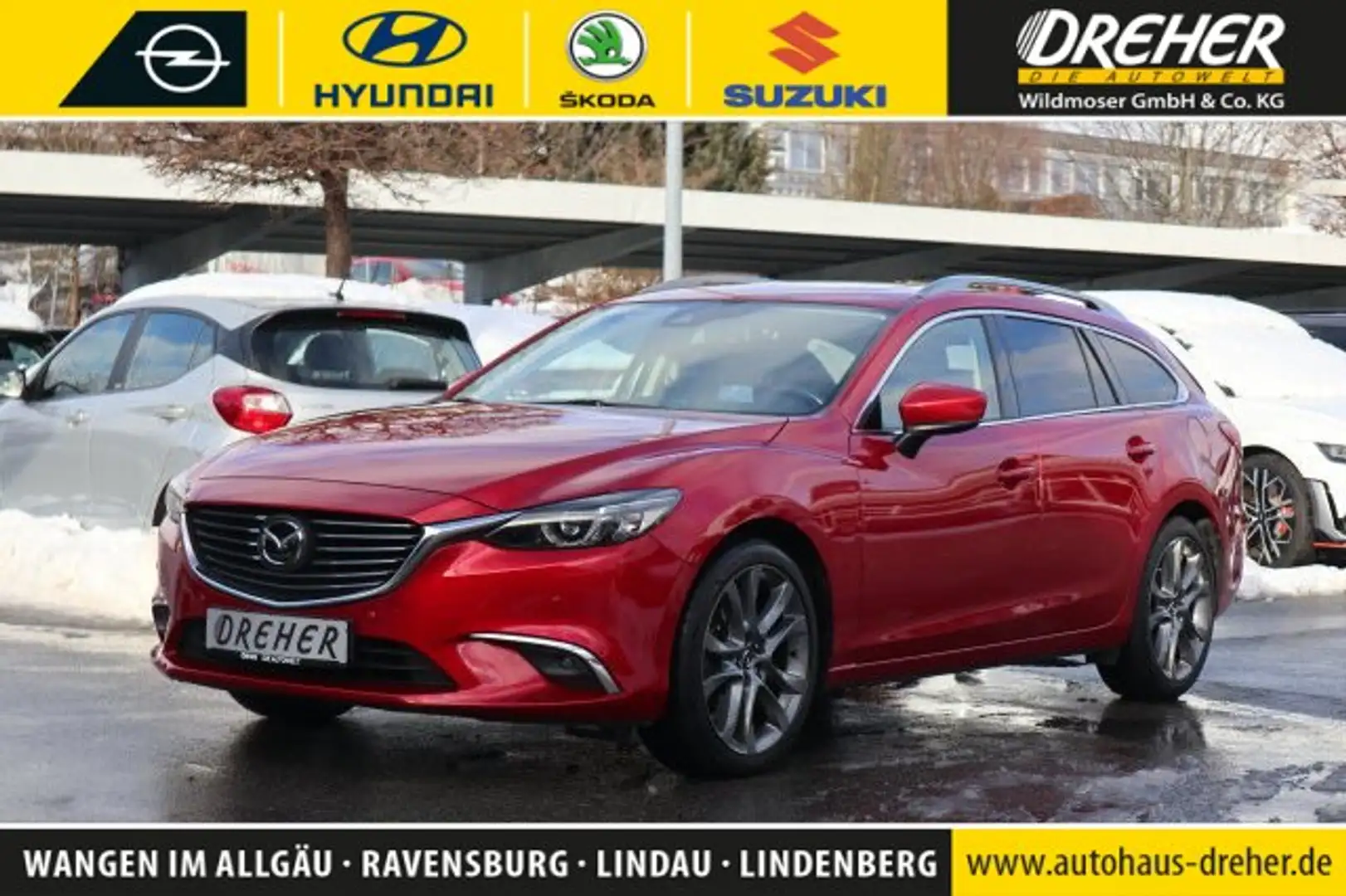 Mazda 6 6 2.5 SKYACTIV-G 192 NAKAMA Sitzhzg./LED Rojo - 1
