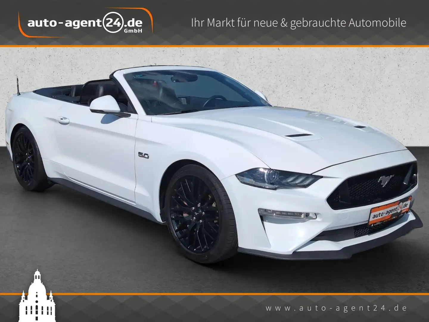 Ford Mustang GT 5.0 V8 /Perform./ACC/Sitzlüft./B&O Blanc - 1