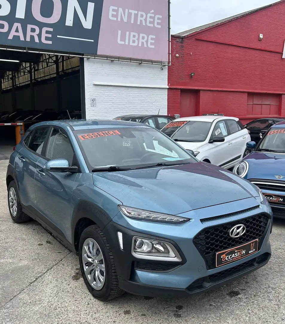 Hyundai KONA AIR 1.0 T-GDi 120CV - 1ER PROPRIO - Garantie 1 an Blauw - 2