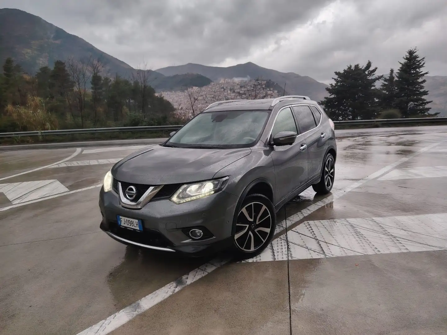 Nissan X-Trail 1.6Dci Tekna-Cerchi19-Pelle -Keyless-Tetto Panor Grigio - 1
