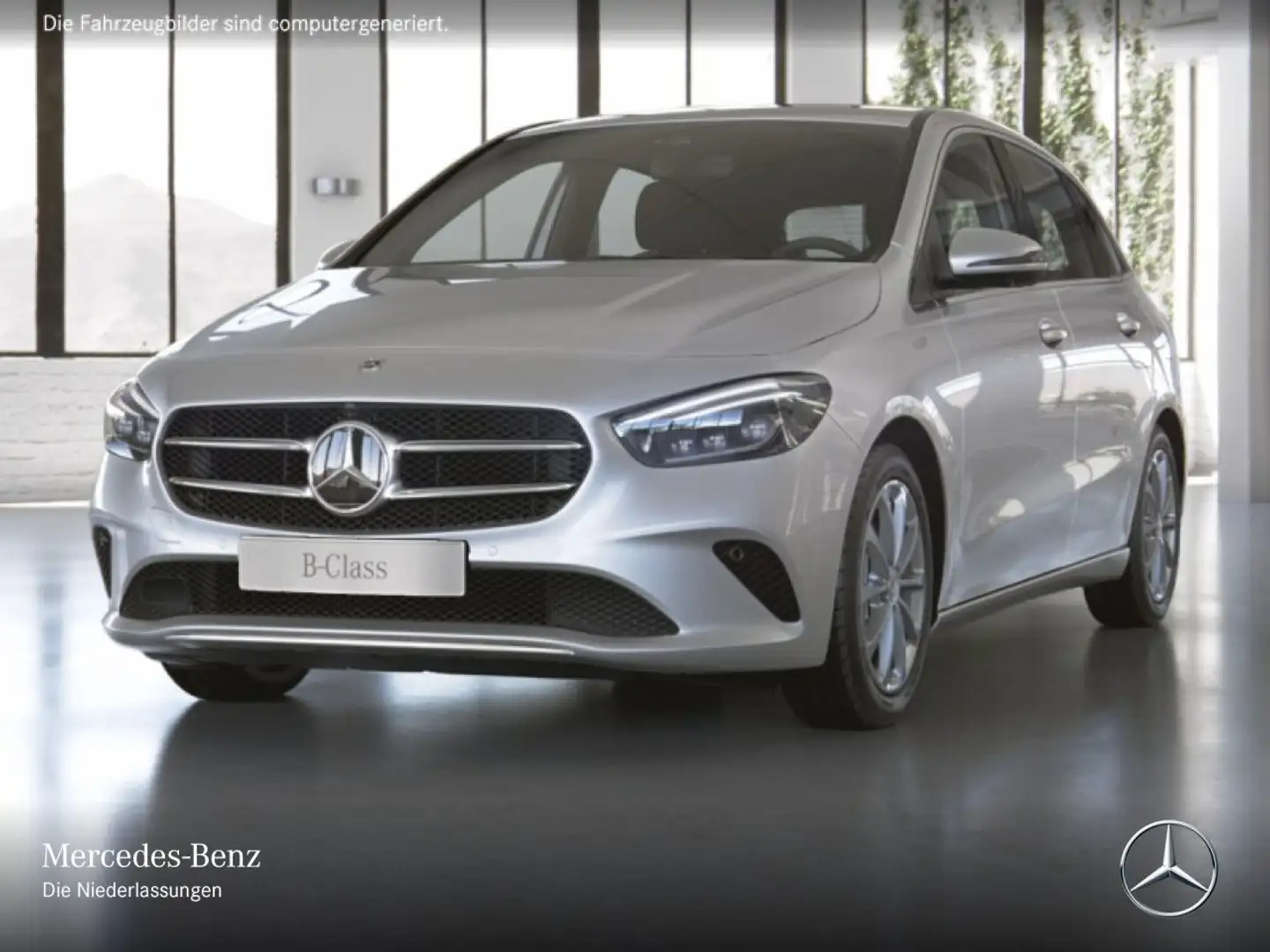 Mercedes-Benz B 200 PROGRESSIVE+360°+MULTIBEAM+STHZG+TOTW+7G Silber - 2