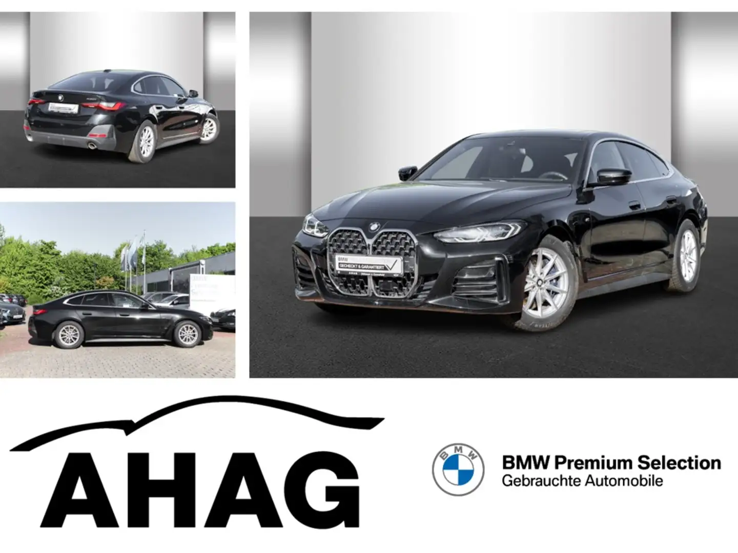 BMW 430 i Gran Coupe M Sportpaket Klimaaut. Glasdach Schwarz - 1