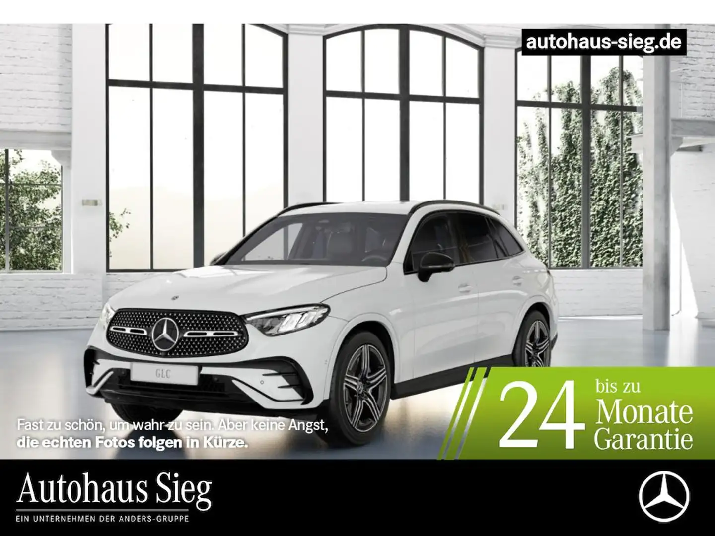 Mercedes-Benz GLC 220 d 4M +AMG+SHZ+KeyLess+Edi.+AHK+Night+LM Weiß - 1