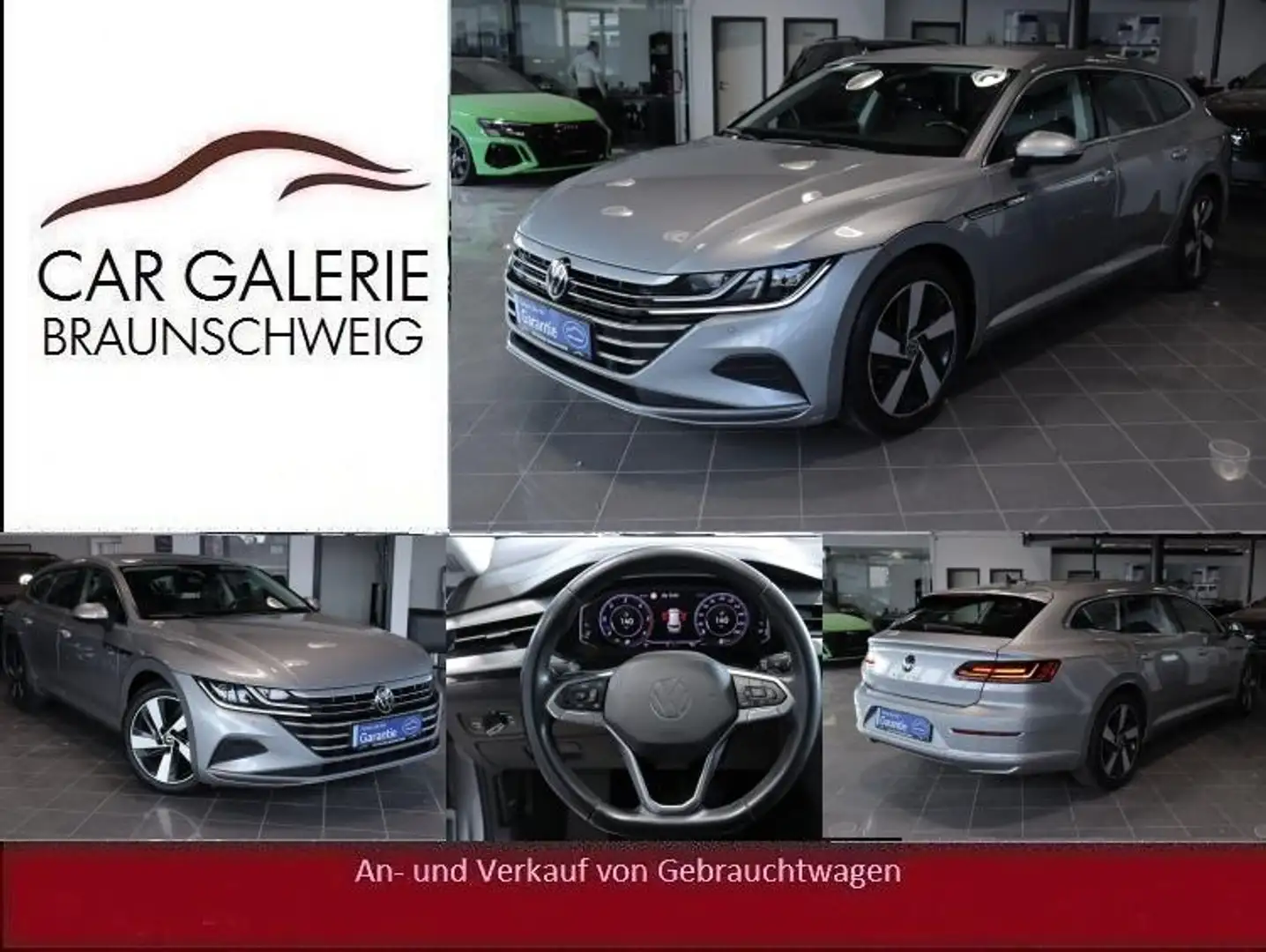 Volkswagen Arteon 2.0 TDI Shooting Brake*AHK*NAVI*ACC Silver - 1