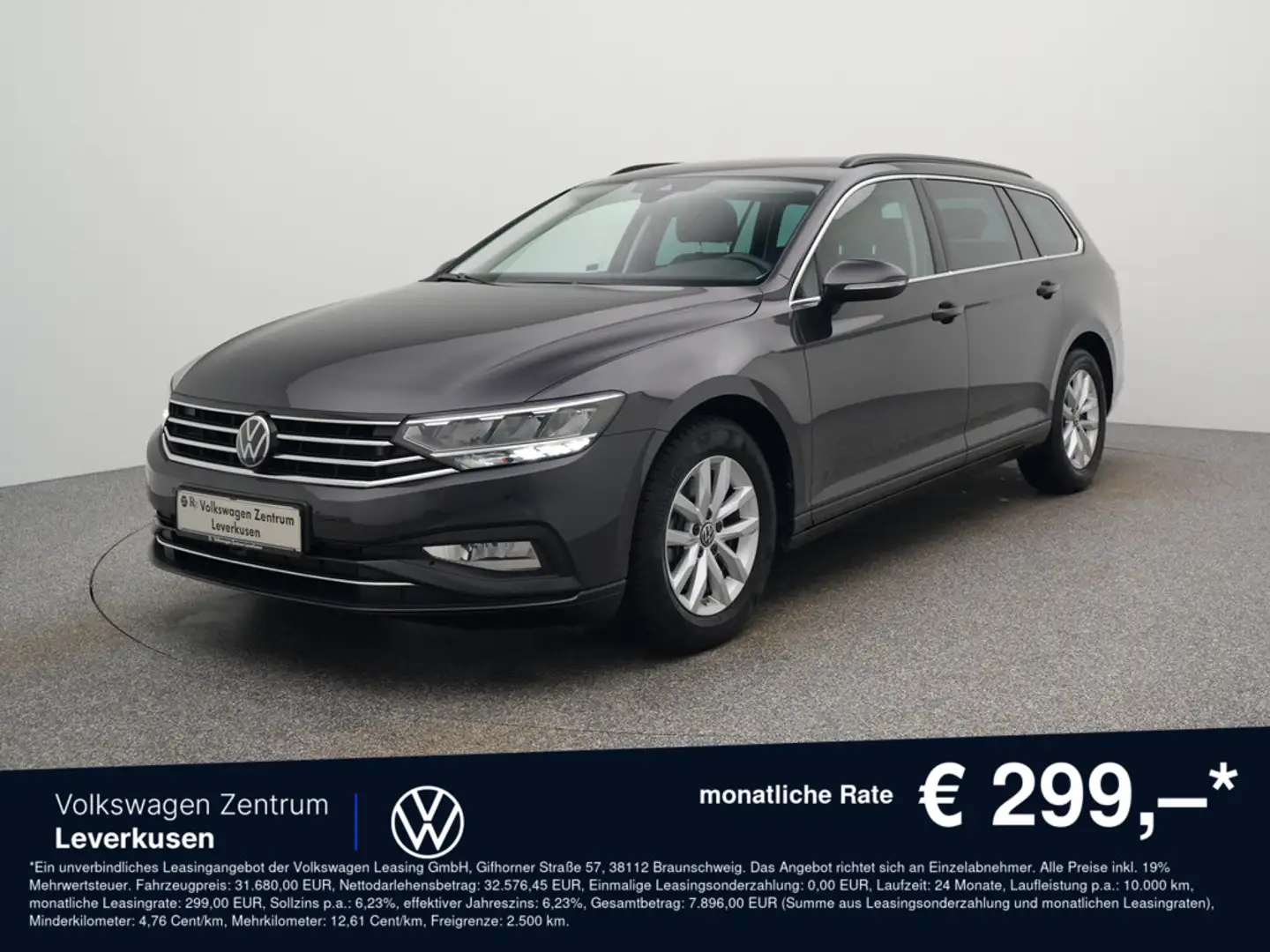 Volkswagen Passat Variant Business ab mtl. 299€¹ DSG NAVI AHK ACC LE Grau - 1