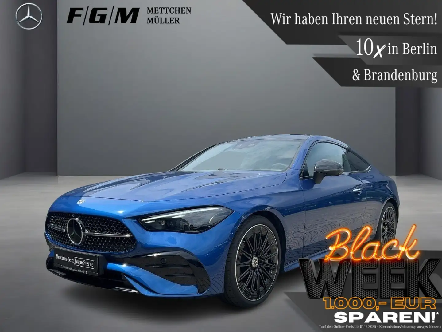Mercedes-Benz CLE 450 AMG Line Burm|DigiLight|KeyGo|S-Dach|TWA Blau - 1