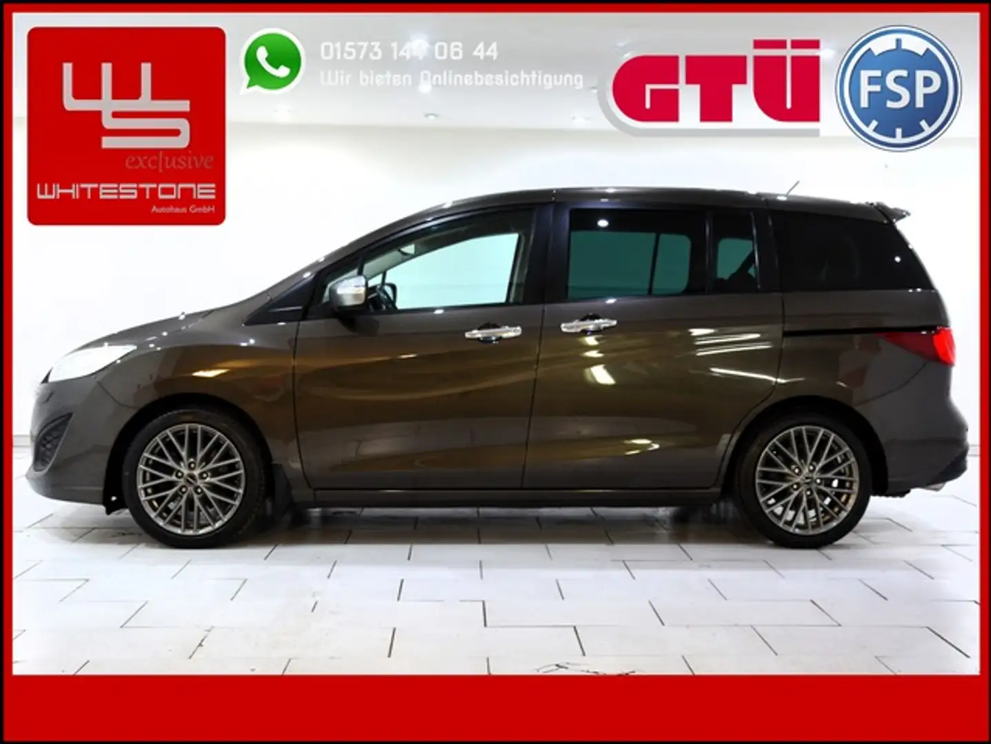 Mazda 5 Sendo Aut / Prins LPG / Navi / AHK / Rückf.CAM Braun - 1